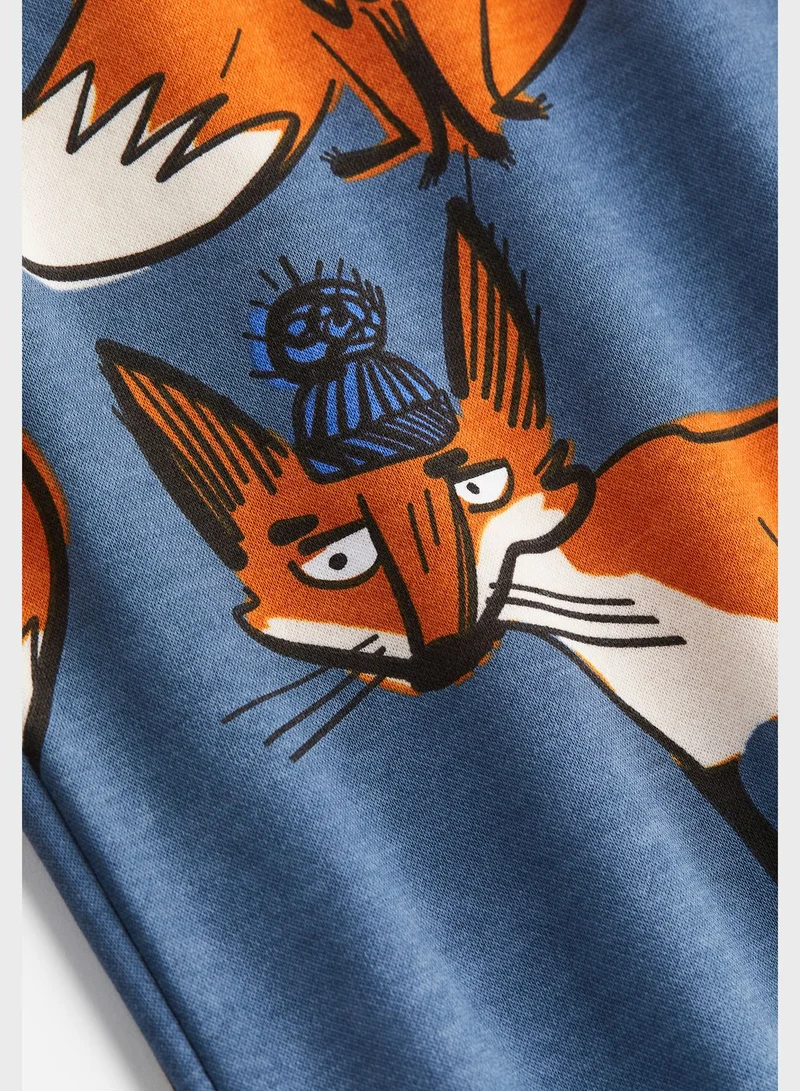 H&M Kids Wolf Print Sweatshirt