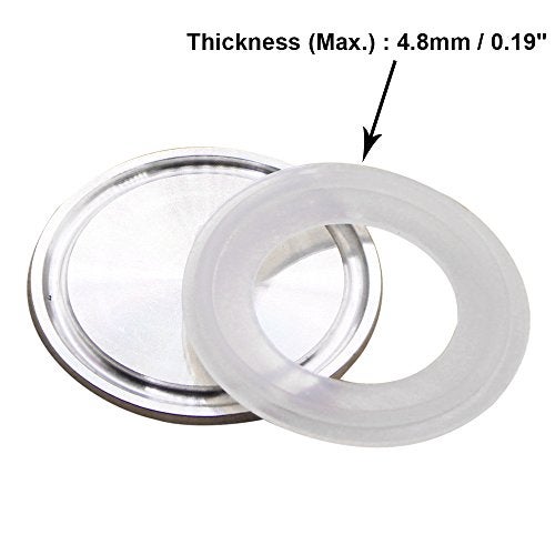 DERNORD Silicone Gasket Tri-Clover (Tri-clamp) O-Ring - 1.5 Inch (Pack of 20) - Image 3