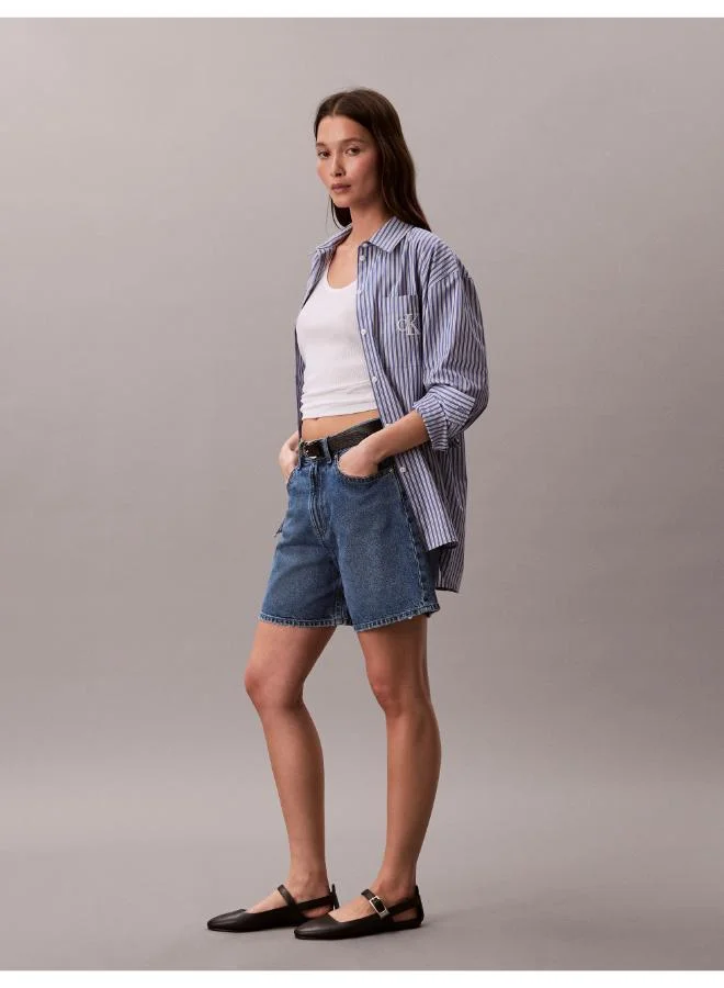 Calvin Klein Jeans  Casual Hi Rise A-Line Caroli Shorts for Women | Best Price UAE