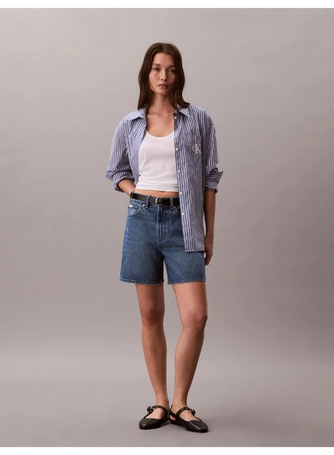 Calvin Klein Jeans  Casual Hi Rise A-Line Caroli Shorts for Women | Best Price UAE