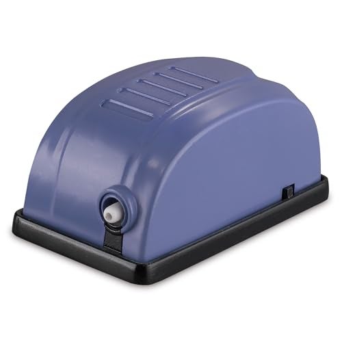 Pettey Fish Tank Air Pump | Quiet Operation | Suitable for Freshwater & Saltwater Tanks | Gray-Blue | 2.5W - Image 1