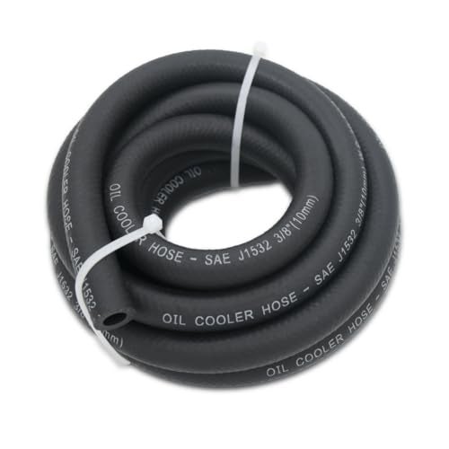 CHOIMOON 3/8 Transmission Oil Cooler Hose - 300 PSI Fuel Line Hose J1532 For Transmission Fluid, Oil, Coolant, Diesel, Hydraulic Fluid, Lubricant, Gas - Image 1