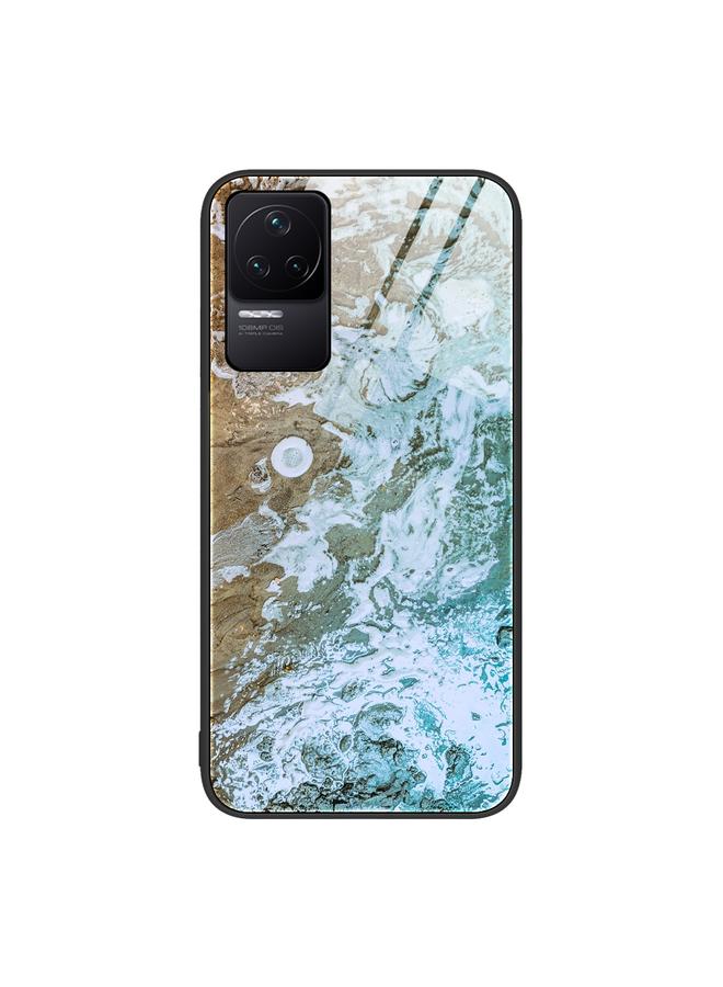 Case For Xiaomi Redmi K50 Pro Marble Pattern Glass Protective Phone Case