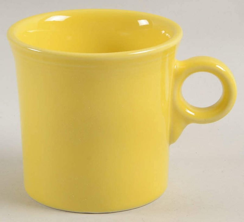 Fiesta® Classic Ring Handle Mug (10.25oz) – Durable Ceramic, Lead-Free, Dishwasher/Microwave/Oven Safe – Made in USA Dinnerware - Sunflower - Image 4