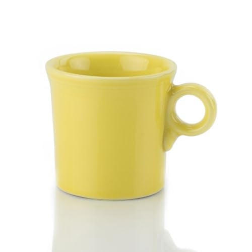Fiesta® Classic Ring Handle Mug (10.25oz) – Durable Ceramic, Lead-Free, Dishwasher/Microwave/Oven Safe – Made in USA Dinnerware - Sunflower - Image 3