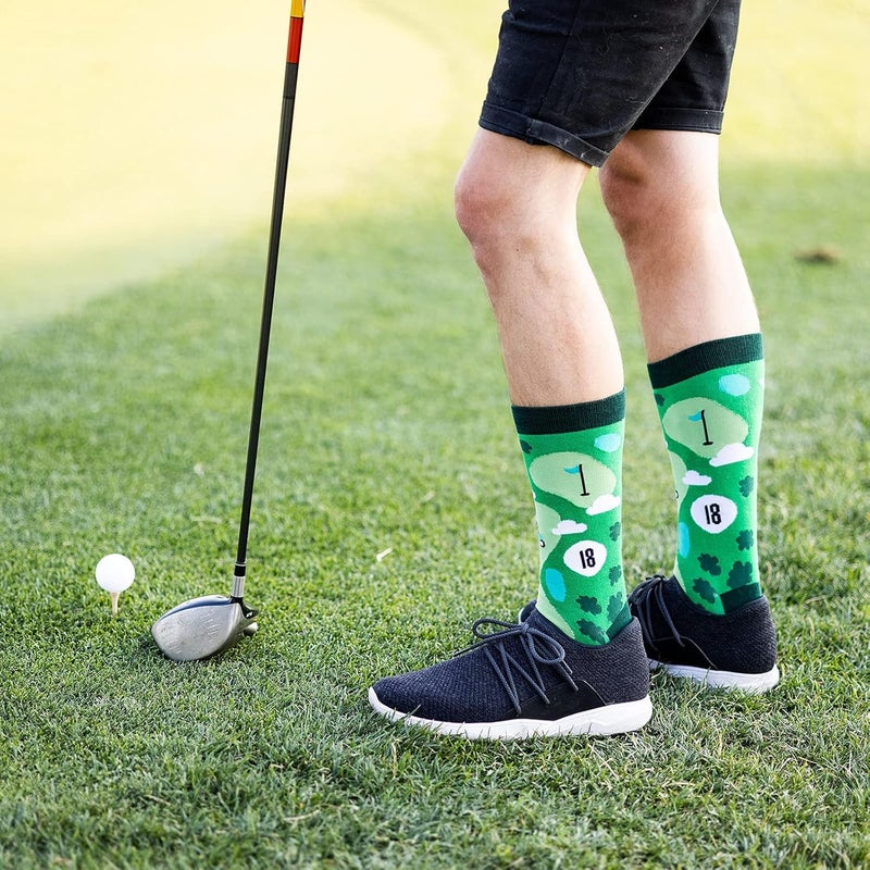 Lavley Funny Golf Socks - Fun gift for golfers - Unisex one size fits most - Great for birthdays or stocking stuffers - Image 3