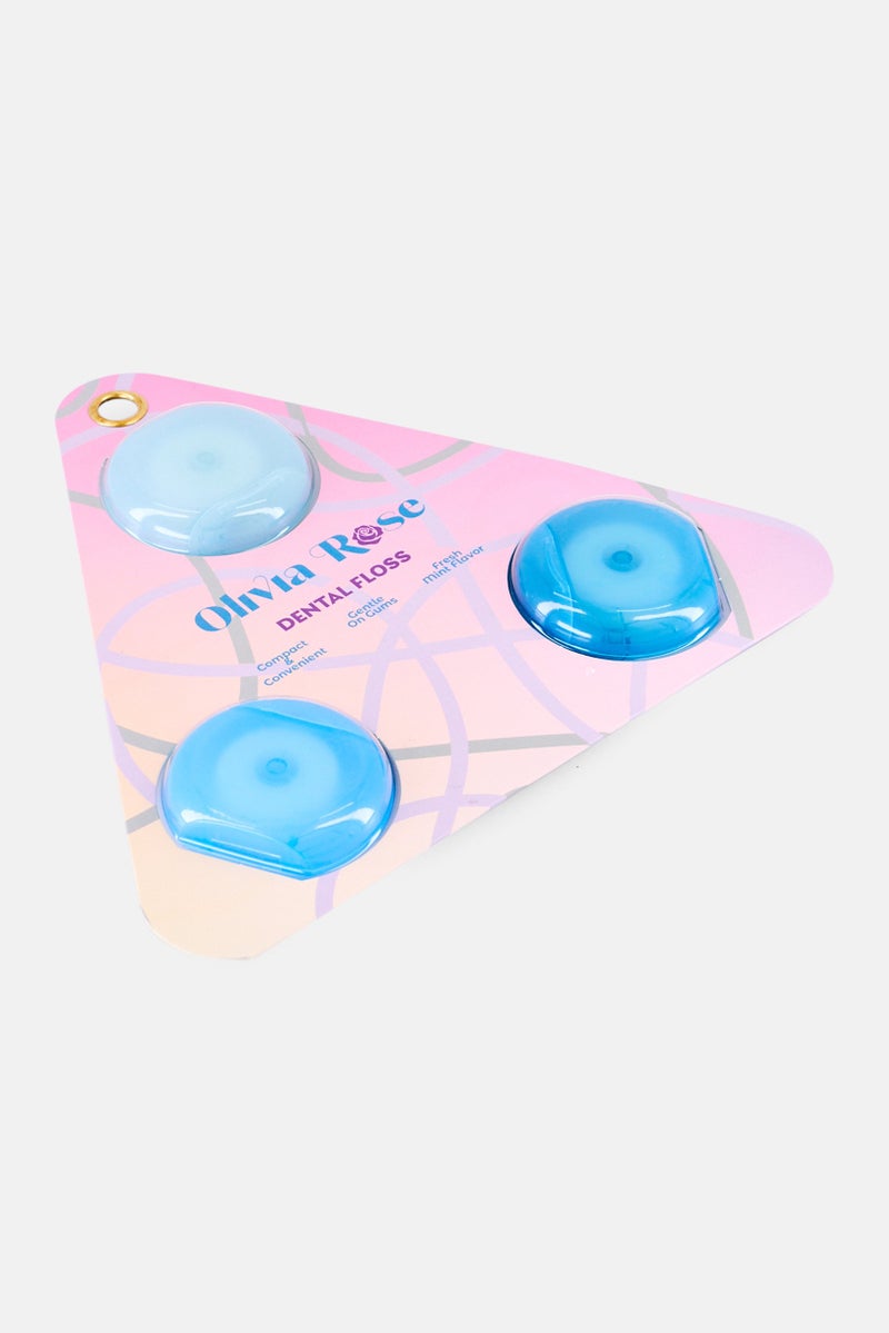 Olivia Rose 3 Pack Fresh Mint Dental Floss - Image 2