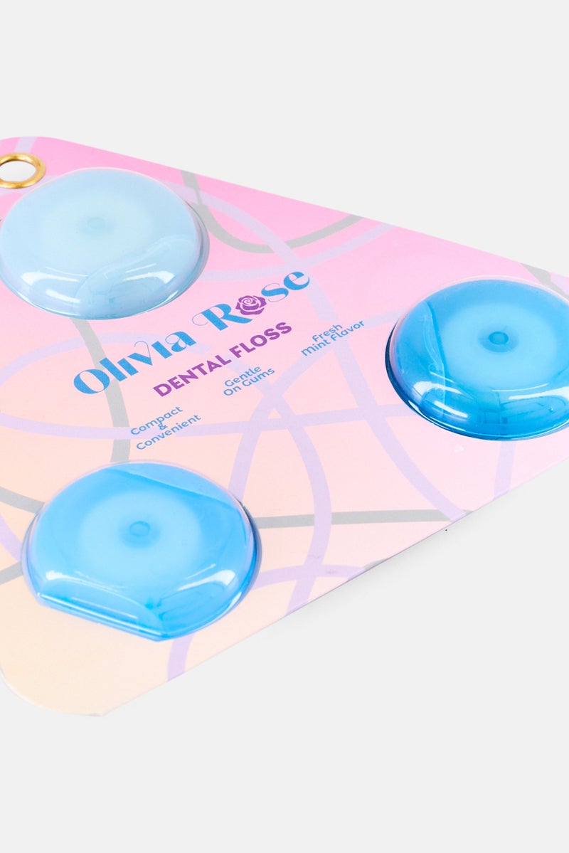 Olivia Rose 3 Pack Fresh Mint Dental Floss - Image 3