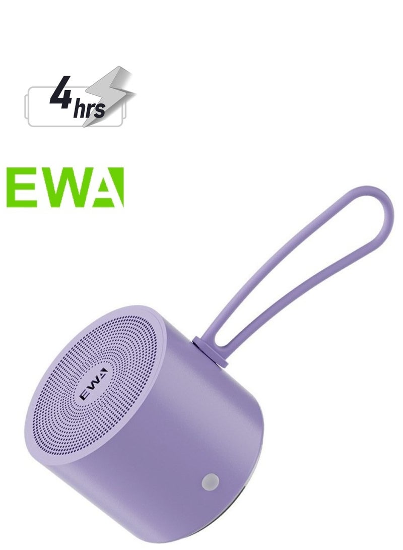 EWA مكبر صوت بلوتوث لاسلكي محمول صغير EWA A127 مقاوم للماء IPX5 (أرجواني) - Image 1