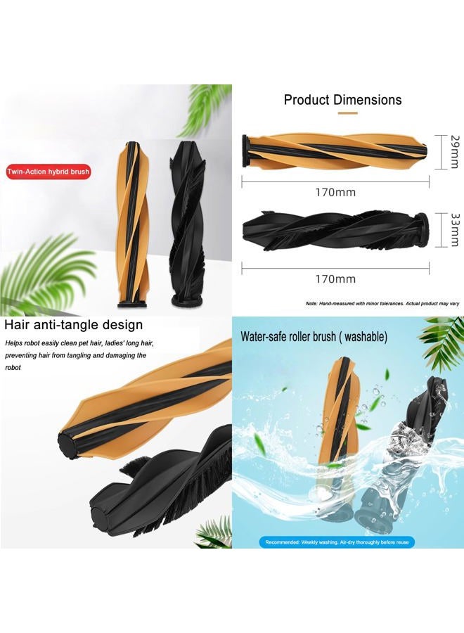 Joybros Accessories For Dreame X50 Ultra Complete / L40S Pro L50 Ultra, Mop X6; Bags X4; Hepa Filter Main Brushes X2; Side X4 - Image 4