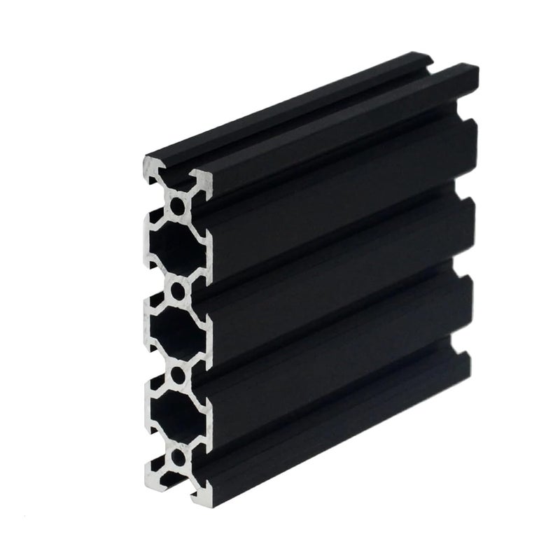 RAHBI 1PC Black 2080 V-Slot European Standard Anodized Aluminum Profile Extrusion 100-800mm Length Linear Rail for CNC 3D Printer Leisurely(Size:350mm) - Image 5