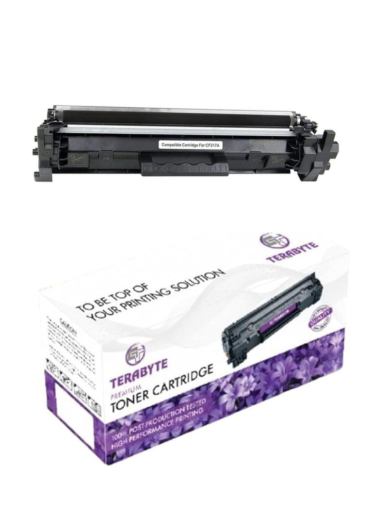 Terabyte 17A Compatible Toner Cartridge Replacement for  17A CF217A use for Laserjet Pro M102w M120a, Laserjet Pro MFP M130fw M130nw M130fn M130a Printer (1 Black) - Image 1