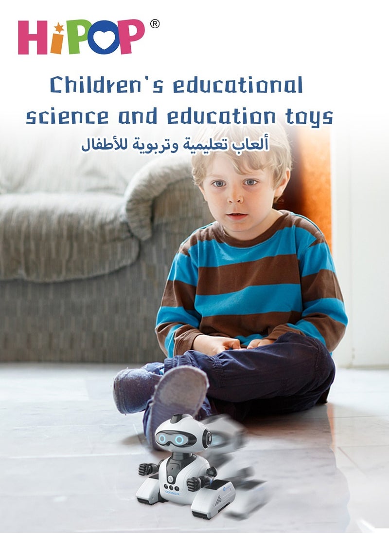 RC Robot Toy,with Gesture Sensing Technology,Capable of Singing and Dancing,Offering Expansion Accessories and Serves as Interactive  Gift for Kids,Enhancing Their Learning Experience