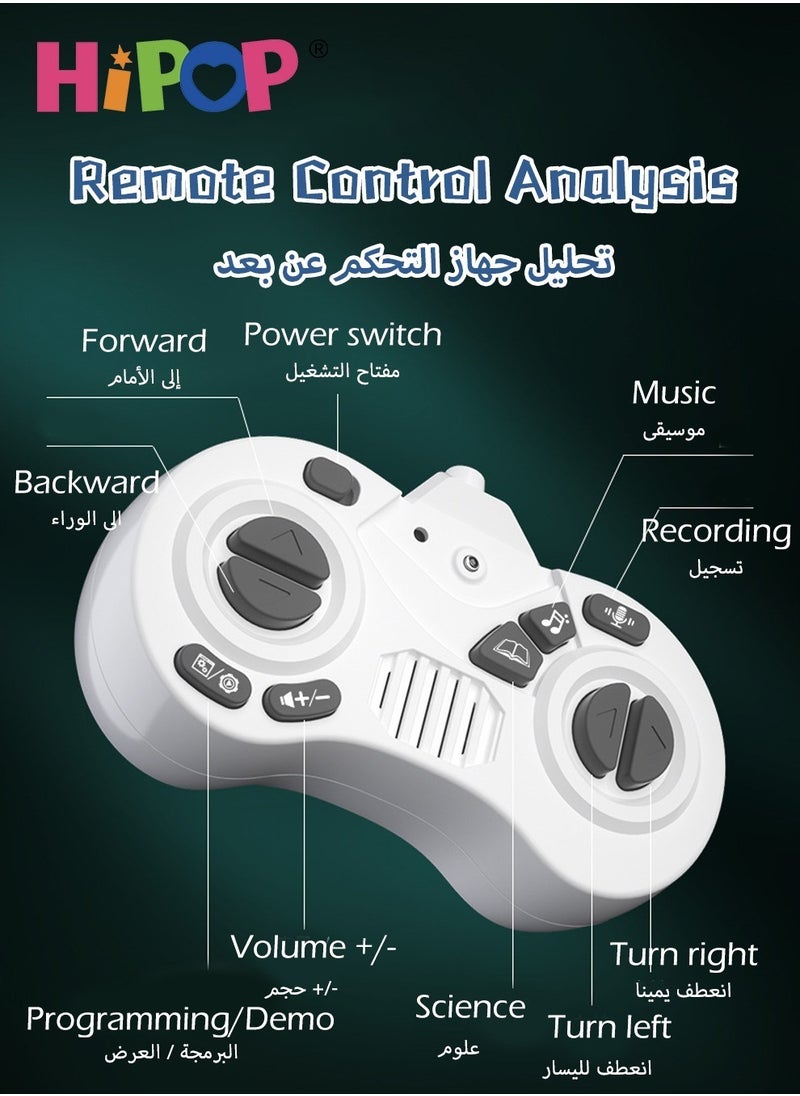 RC Robot Toy,with Gesture Sensing Technology,Capable of Singing and Dancing,Offering Expansion Accessories and Serves as Interactive  Gift for Kids,Enhancing Their Learning Experience