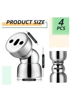 SYOSI SYOSI Powerful Magnetic DoorStop, Stainless Steel Magnetic Door Stopper Door Holder for Bedroom Bathroom Kitchen Home Office  - Image 2