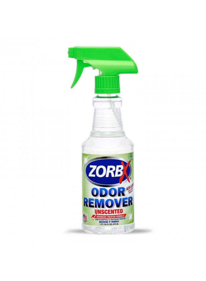 ZORBX Unscented Odor Eliminator for Strong Odor - Used in Hospitals & Healthcare Facilities | Advanced Trusted Formula, Fast-Acting Odor Remover Spray for Dog, Cat, House & Carpet (16 Oz.) - Image 2