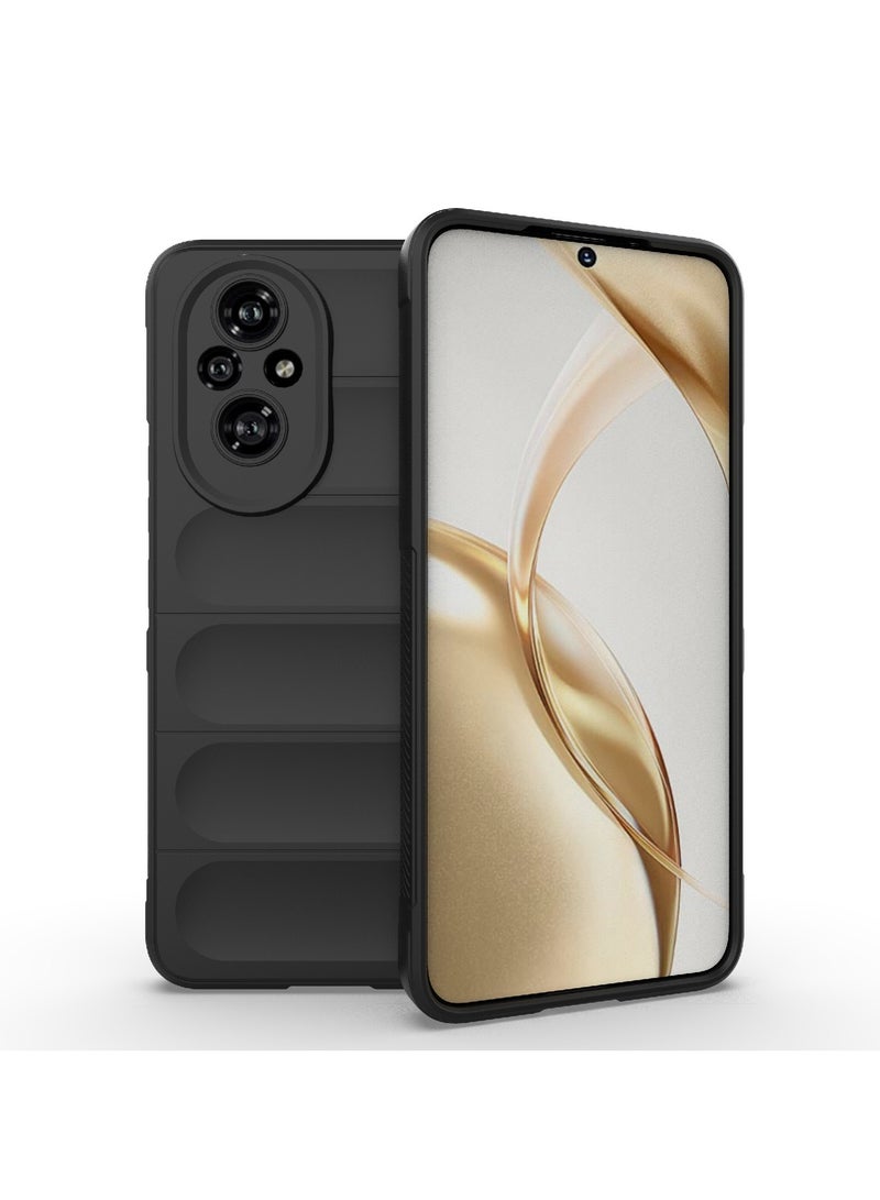 Phone case cover Magic Shield TPU + Silicone Shockproof Phone Case For Honor 200 (Black) - Image 1