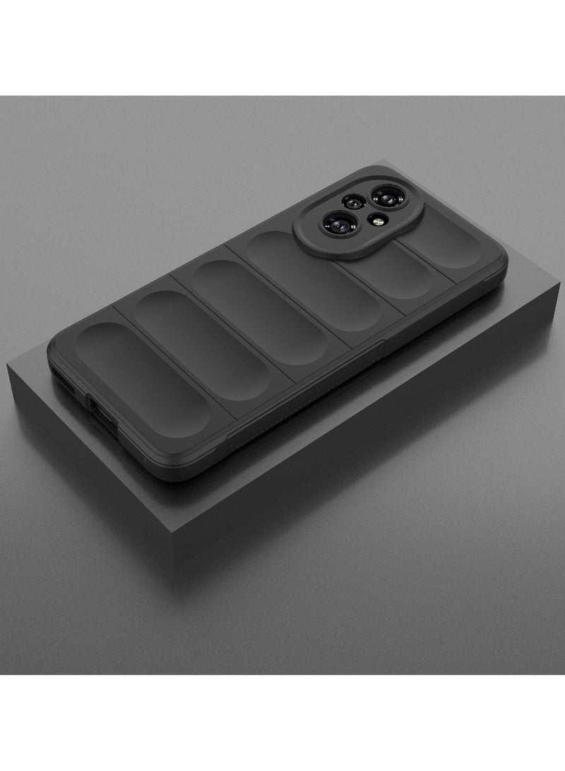 Phone case cover Magic Shield TPU + Silicone Shockproof Phone Case For Honor 200 (Black) - Image 2