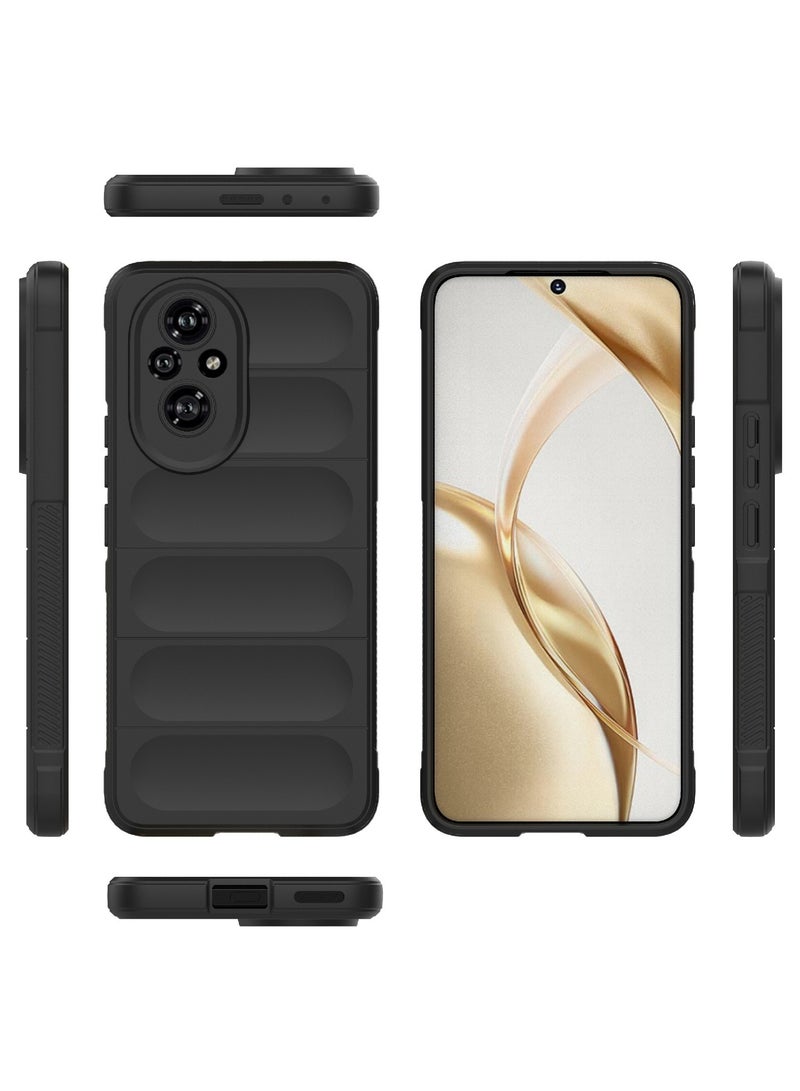 Phone case cover Magic Shield TPU + Silicone Shockproof Phone Case For Honor 200 (Black) - Image 3