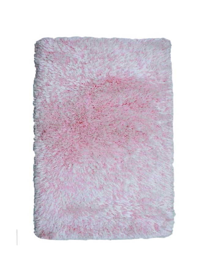 Ramsha Handmade shaggy rug 250x350 cm Fur rug pink color soft fur rug SG-02 rectangle shape rug area rug - Image 1