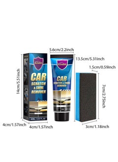 Angmei Car Scratch Remover Kit, 120ml Car Scratch Repair Paste, Scratch Removal Paste for Repairing Car Scratches, Car Maintenance and Refurbishment Paint Scratch Polishing Repair Paste  - Image 2