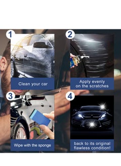 Angmei Car Scratch Remover Kit, 120ml Car Scratch Repair Paste, Scratch Removal Paste for Repairing Car Scratches, Car Maintenance and Refurbishment Paint Scratch Polishing Repair Paste  - Image 3