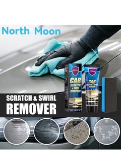 Angmei Car Scratch Remover Kit, 120ml Car Scratch Repair Paste, Scratch Removal Paste for Repairing Car Scratches, Car Maintenance and Refurbishment Paint Scratch Polishing Repair Paste  - Image 5