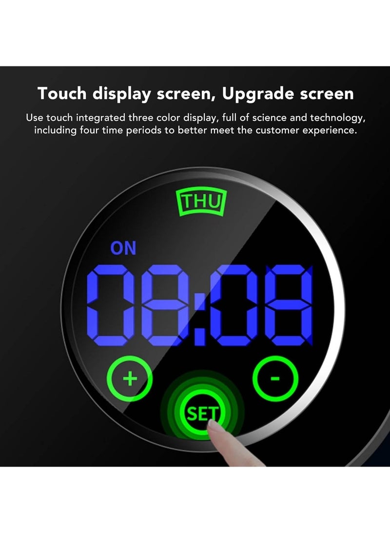 ال سي موزع عطور كهربائي بشاشة لمس – تحكم ذكي ومؤقت قابل للتعديل للمنزل والمكتب - Image 4