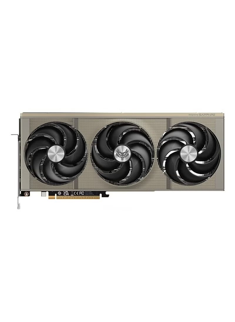 Sapphire - NITRO+ AMD Radeon™ RX 9070 XT 16GB GDDR6 Graphics Card, 256-bit, 3060 MHz Boost Clock, 2520 MHz Game Clock, 4096 Stream Processors, AMD RDNA™ 4, 64 Compute Units, 64 Ray Accelerators, 64MB Infinity Cache, PCIe 5.0, Dual HDMI 2.1, DisplayPort 2.1a, Tri-X Cooling, 330W Power, ARGB Lighting, 8K Support | 11348-01-20G - Image 1