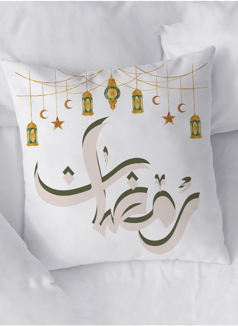 LOWHA - Polyester Pillowcase Cushion Cover with Ramadan Lanterns Design - Image 1