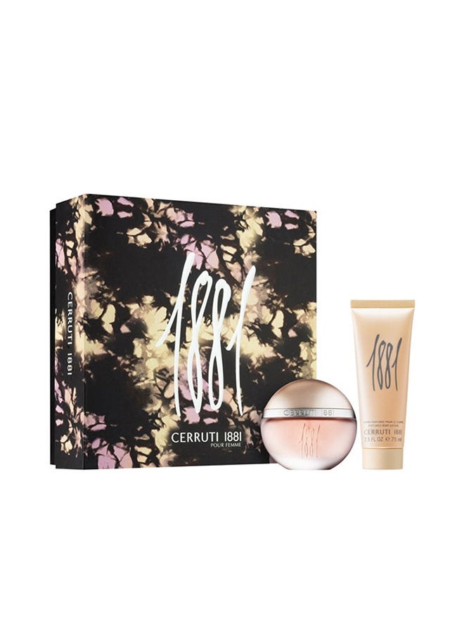 CERRUTI 1881 Women Set Edt 50Ml And 75Ml Body Lotion 