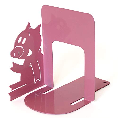 YOTTOY Mo Willems Collection | Elephant & Piggie Set of Durable Metal Bookends 9”H x 4”W x 7”D - Image 3