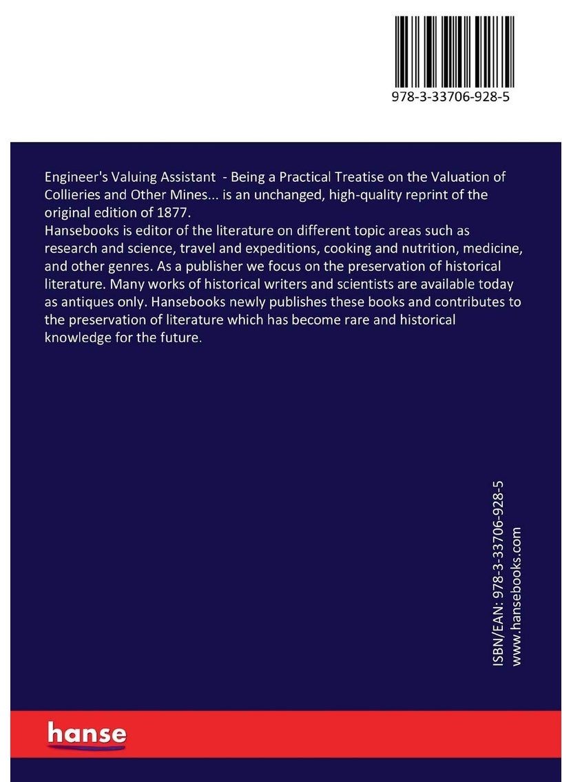 Engineer's Valuing Assistant: Being a Practical Treatise on the Valuation of Collieries and Other Mines...  - Image 2