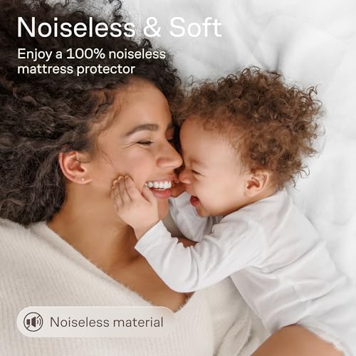 Niagara Sleep Solution Niagara Cotton Mattress Pad Full 54x75 - Non Noisy Cooling Breathable Ultra Plush Absorbent Protector Extra Deep Fits 20 Inches Deep Mattress - Image 4