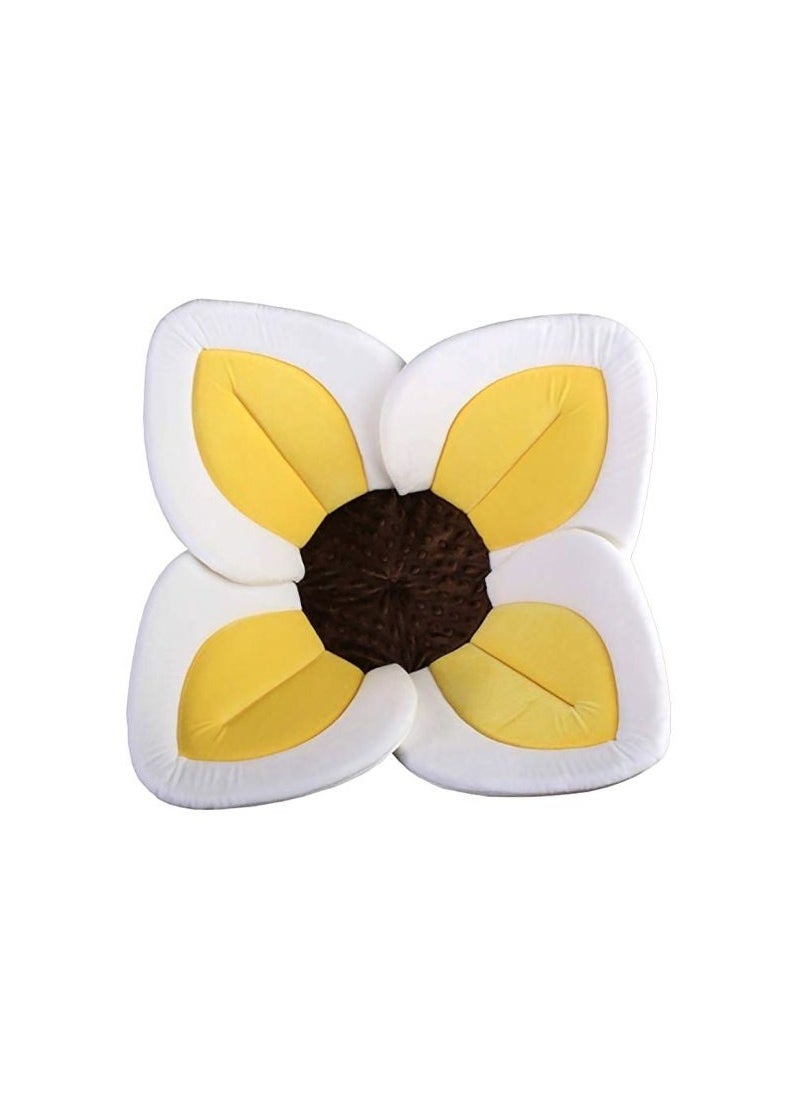 Generic Blooming Lotus Baby Bath Seat Flower Shaped Comfortable Bathtub  - Image 1