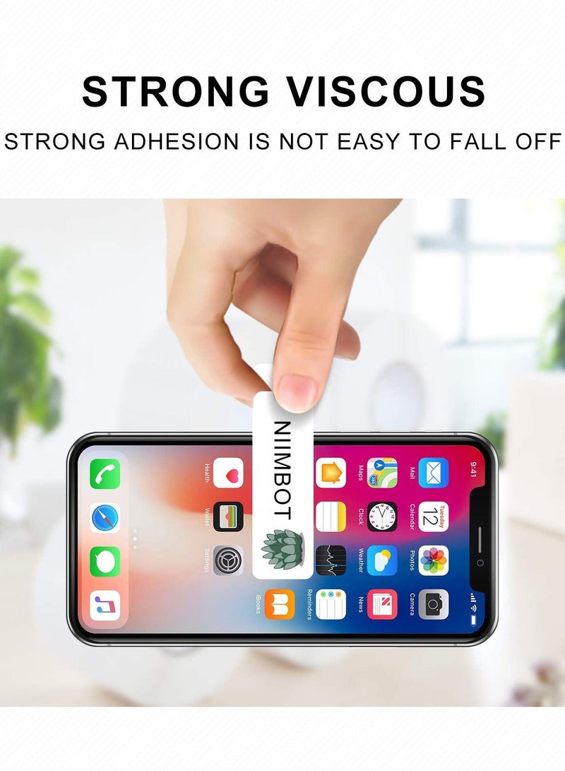 SYOSI D11 Label Maker Tape Adapted Label Print Paper Standard Laminated Office Labeling Tape Replacement (Plant) - Image 3