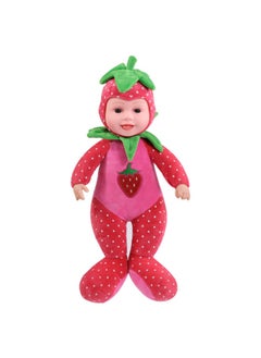 xozgdovg Creative Rubberized Fruit Doll - Plush Realistic Sleep Companion Toy 