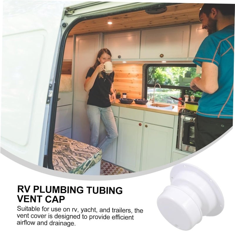 ULTECHNOVO 5pcs Plumbing Vent Cover for Rv Rv Roof Vent Cap Camper Roof Caps Sewer Replacement Ceiling Cover - Image 4
