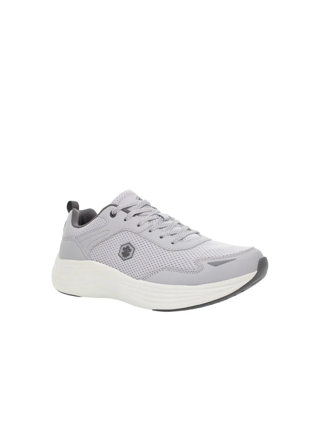 لامبرجاك Lumberjack Talara Men Sneakers Light Grey Mesh PU – Lightweight Breathable Casual Shoes