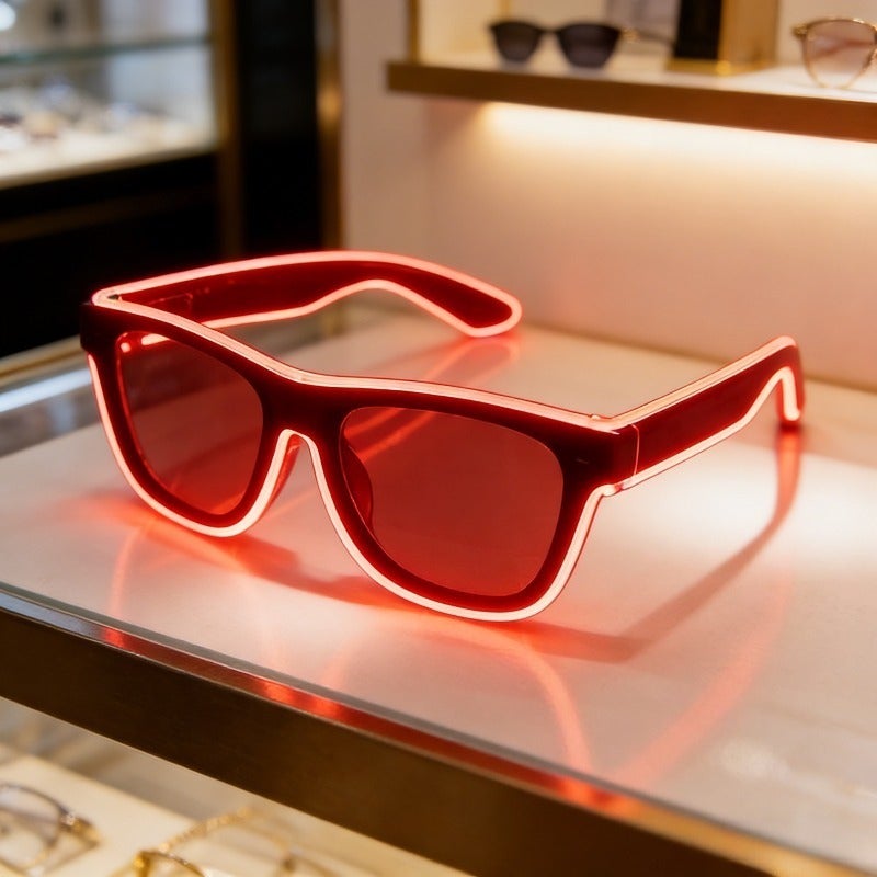 Five-Color Light-Up Glasses — The Perfect Choice for Parties, DJ Events, and Festivals (Batteries Not Included — Please Supply Your Own) - Image 4