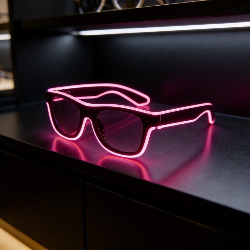 Five-Color Light-Up Glasses — The Perfect Choice for Parties, DJ Events, and Festivals (Batteries Not Included — Please Supply Your Own) - Image 2