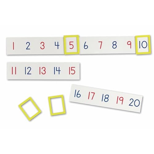 Learning Resources Magnetic Number Line 1100 20 Magnets Classroom Accessories Teacher Aids Sets of 5 Magnets - Image 1