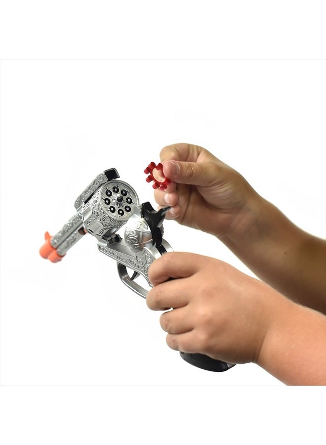 Sunny Days Entertainment Maxx Action Wild West Outlaw Play Set – 5 Piece Western Toy for Kids | Cowboy Sheriff Cap Blaster with Holster and Adjustable Belt | Ring Caps Sold Separately - Image 5