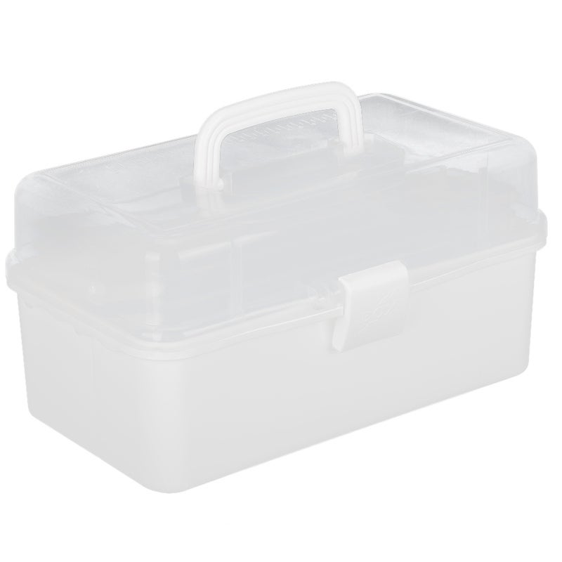 Portable Medicine Organizer 120x60x0.3cm Large Capacity With Safety Clasp - 180 Degree Expansion Dustproof Medicine Case for Home and Travel Family Emergency Use - Image 3