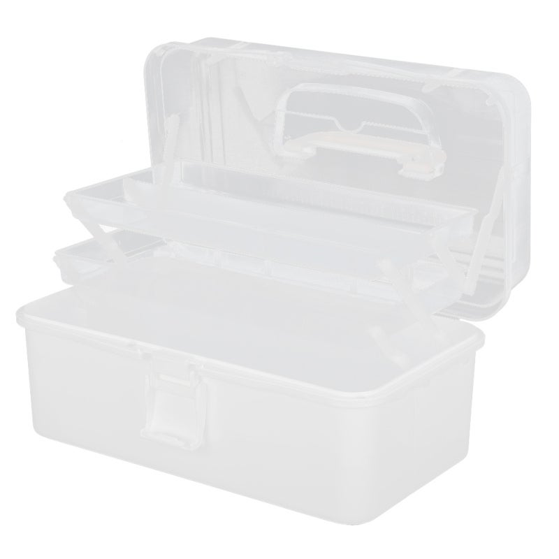 Portable Medicine Organizer 120x60x0.3cm Large Capacity With Safety Clasp - 180 Degree Expansion Dustproof Medicine Case for Home and Travel Family Emergency Use - Image 2