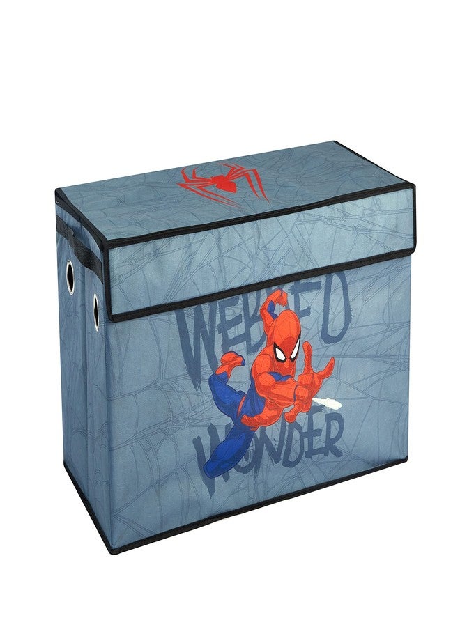 Idea Nuova Marvel Spiderman 4 Piece Collapsible Storage Solution Set with Pop Up Hamper, Collapsible Storage Trunk and 2 Collapsible Storage Cubes - Image 2