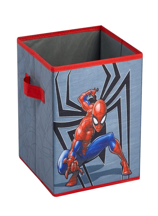 Idea Nuova Marvel Spiderman 4 Piece Collapsible Storage Solution Set with Pop Up Hamper, Collapsible Storage Trunk and 2 Collapsible Storage Cubes - Image 4