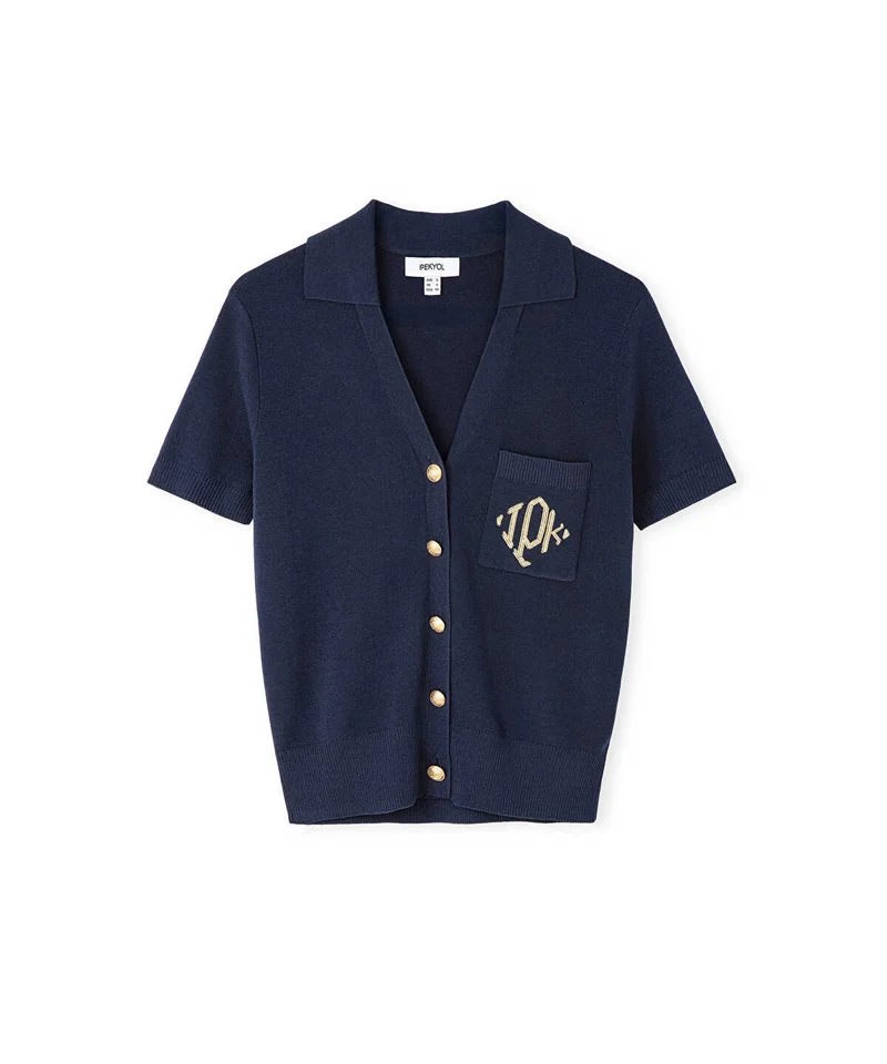 Ipekyol  Monogram Embroidered Knit Top for Women | Best Price UAE
