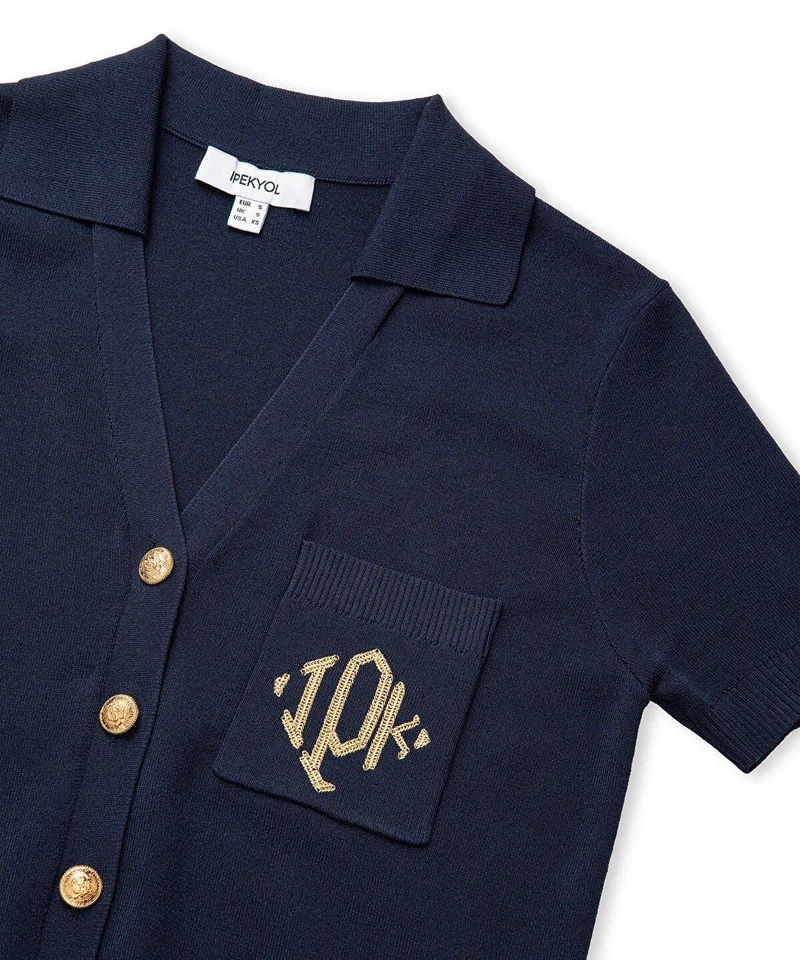 Ipekyol  Monogram Embroidered Knit Top for Women | Best Price UAE