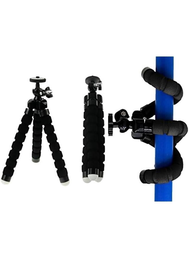6.5“ inch Bendable Tripod for Small Digital Cameras with eCostConnection Microfiber Cloth  - Image 2